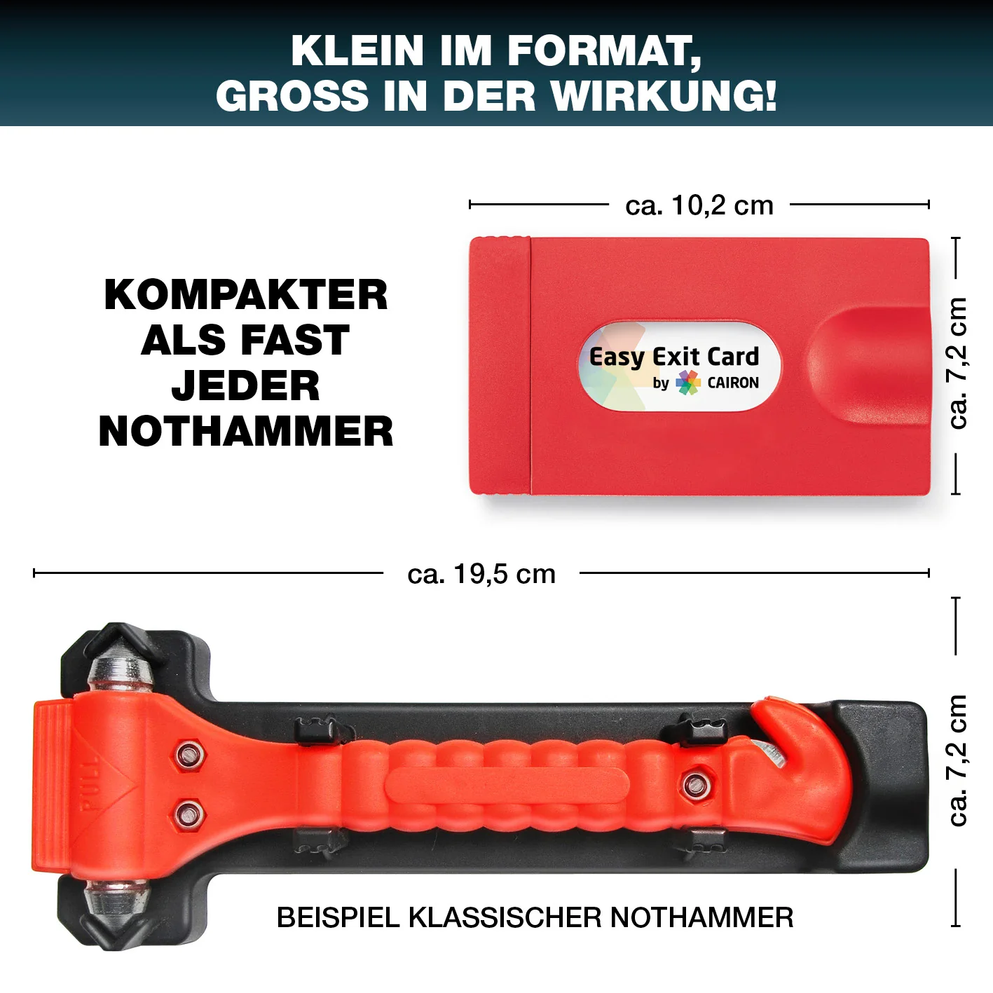 Notfall-Rettungswerkzeug im Kartenformat mit Gurtschneider - Image 7
