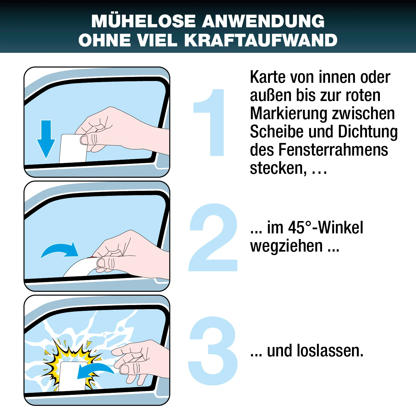 Notfall-Rettungswerkzeug im Kartenformat mit Gurtschneider - Image 8