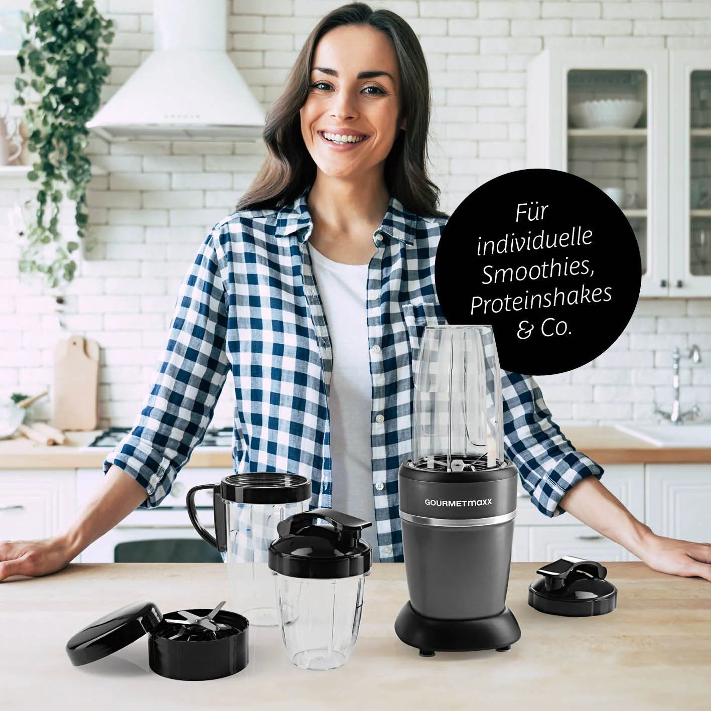 Nutrition Mixer Pro 1.000 mit Zubehörset L - Anthrazit/Schwarz - Image 8