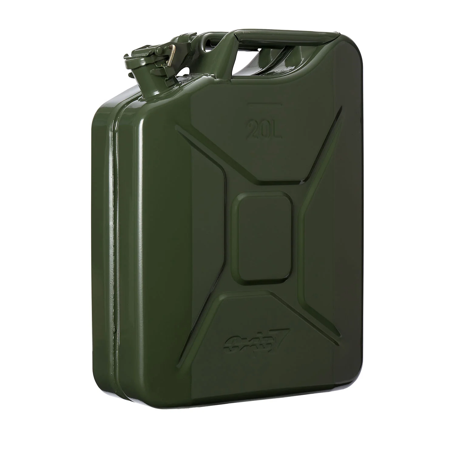 3er Set - Metall-Kraftstoffkanister 20 Liter Olivgrün - Image 3