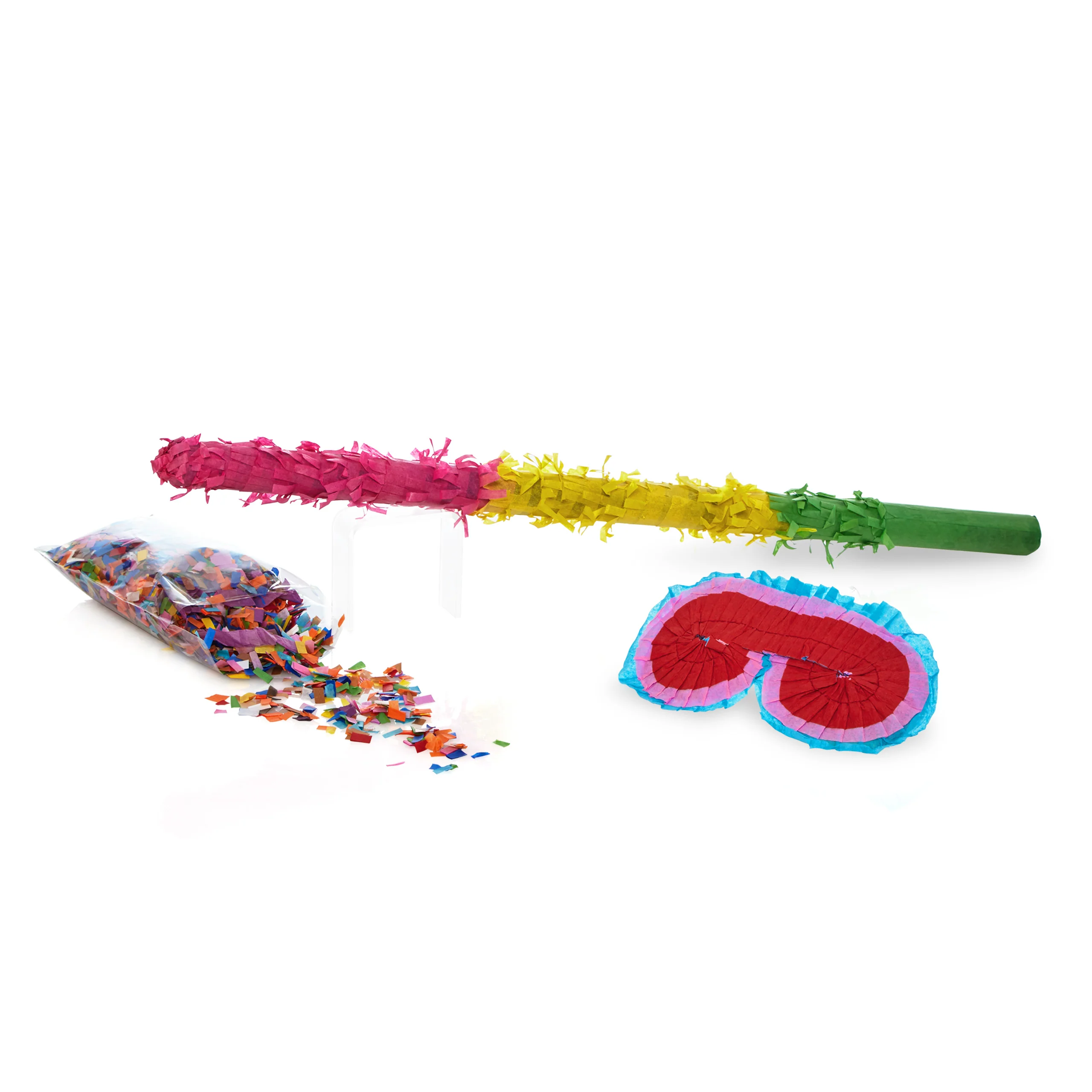 Pinata Set zum Befüllen inkl. Schläger & Augenbinde "Beat The Virus" - Image 10
