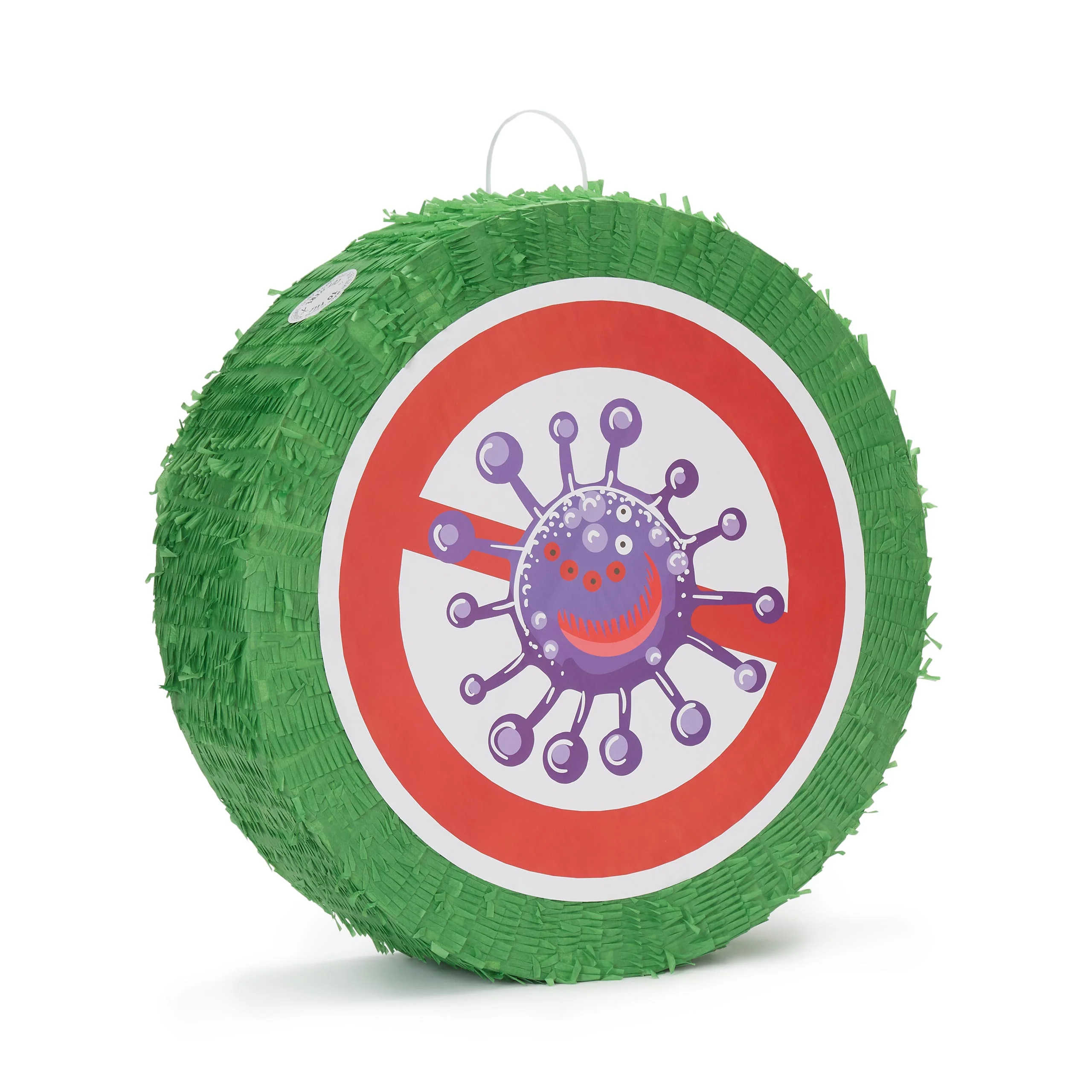Pinata Set zum Befüllen inkl. Schläger & Augenbinde "Beat The Virus" - Image 2