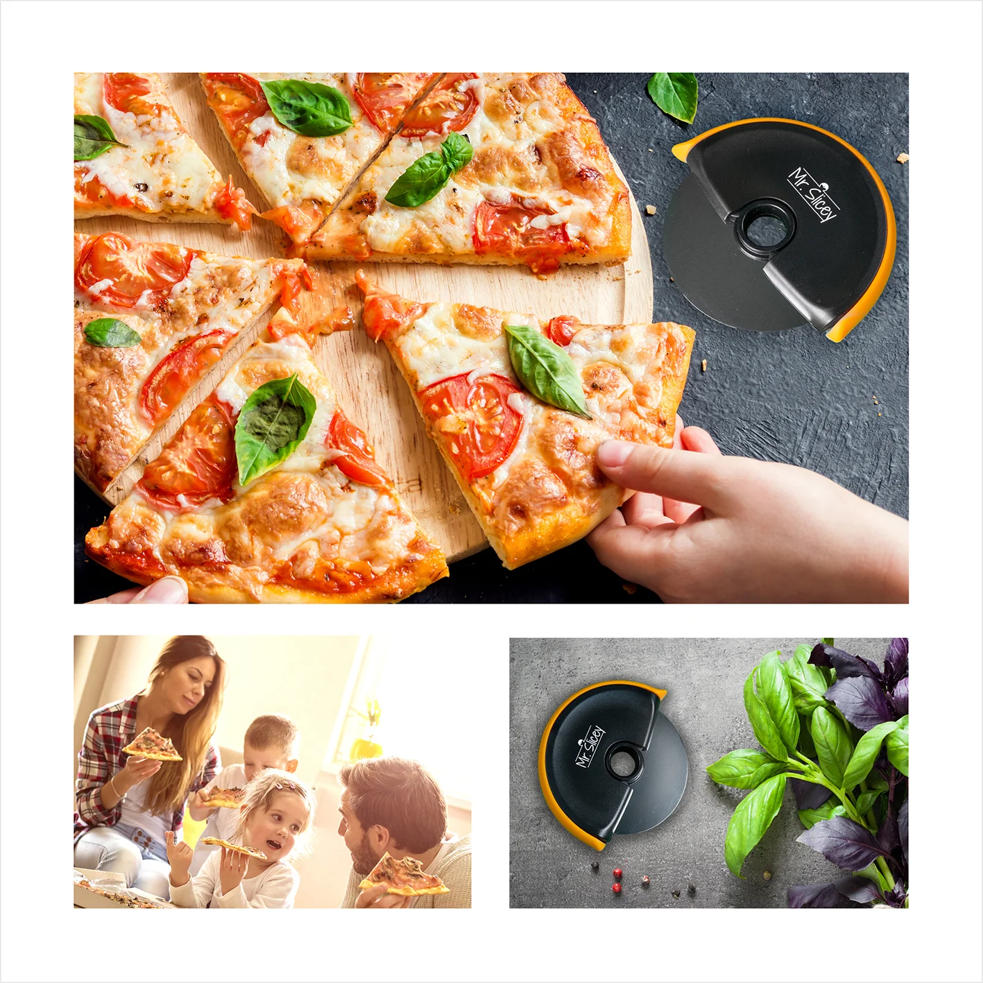 Pizzaschneider Mr. Slicey + Sicherheits-Gummilippe - Image 5