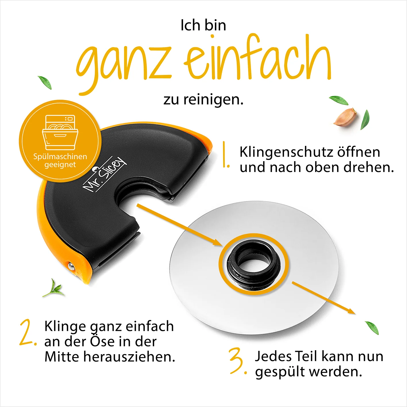 Pizzaschneider Mr. Slicey + Sicherheits-Gummilippe - Image 8