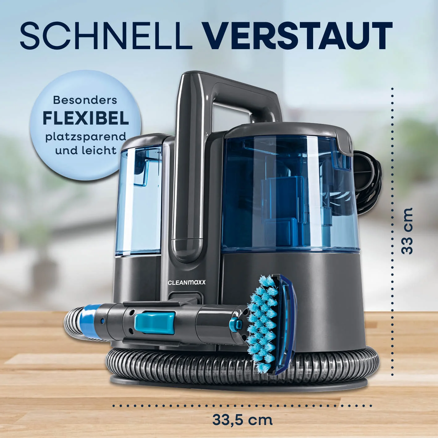 Polster- & Teppichreiniger Pro Power - Grau/Blau - Image 8