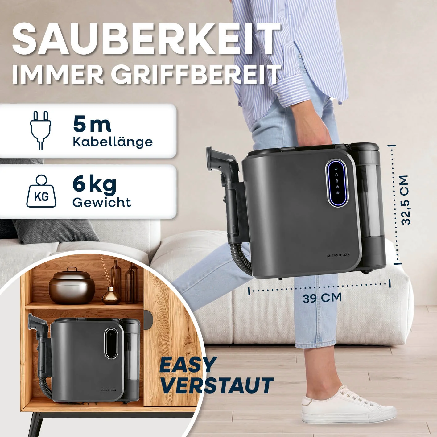 Polster- & Teppichreiniger Pro Steam - Image 9