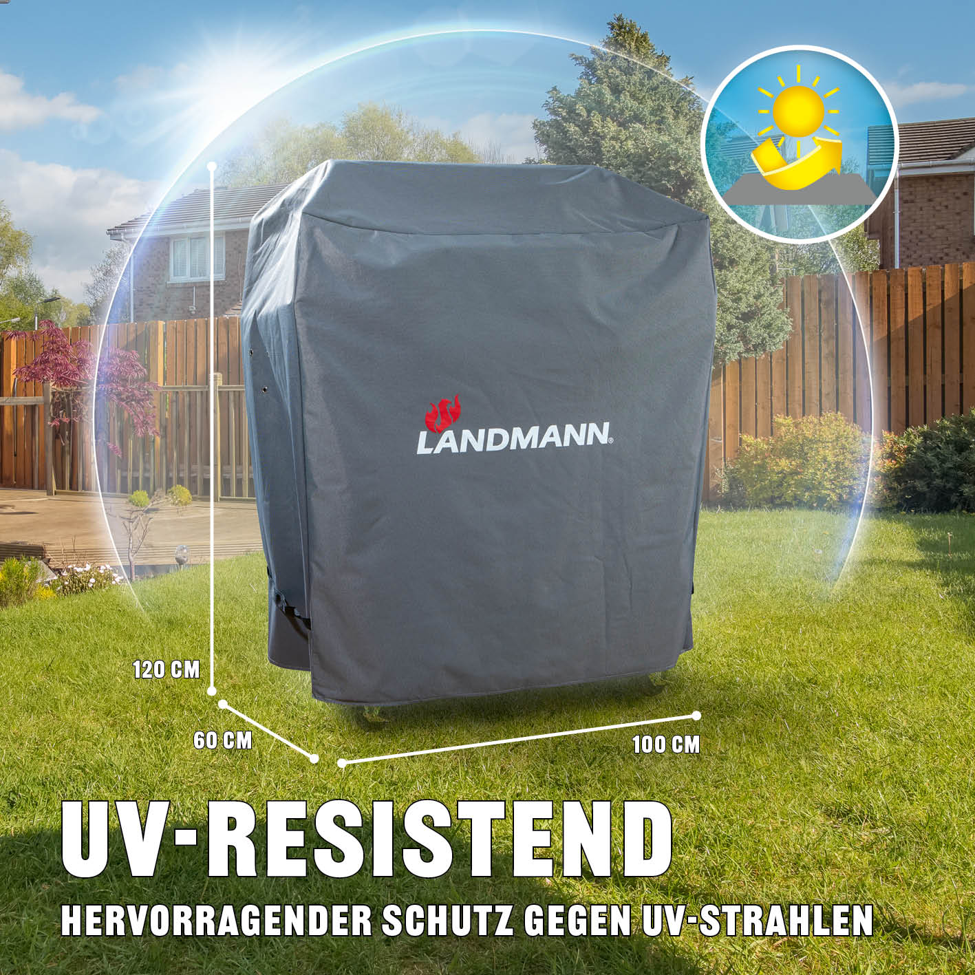 Premium Wetterschutzhaube - 60 x 96 x 120 cm - Image 3