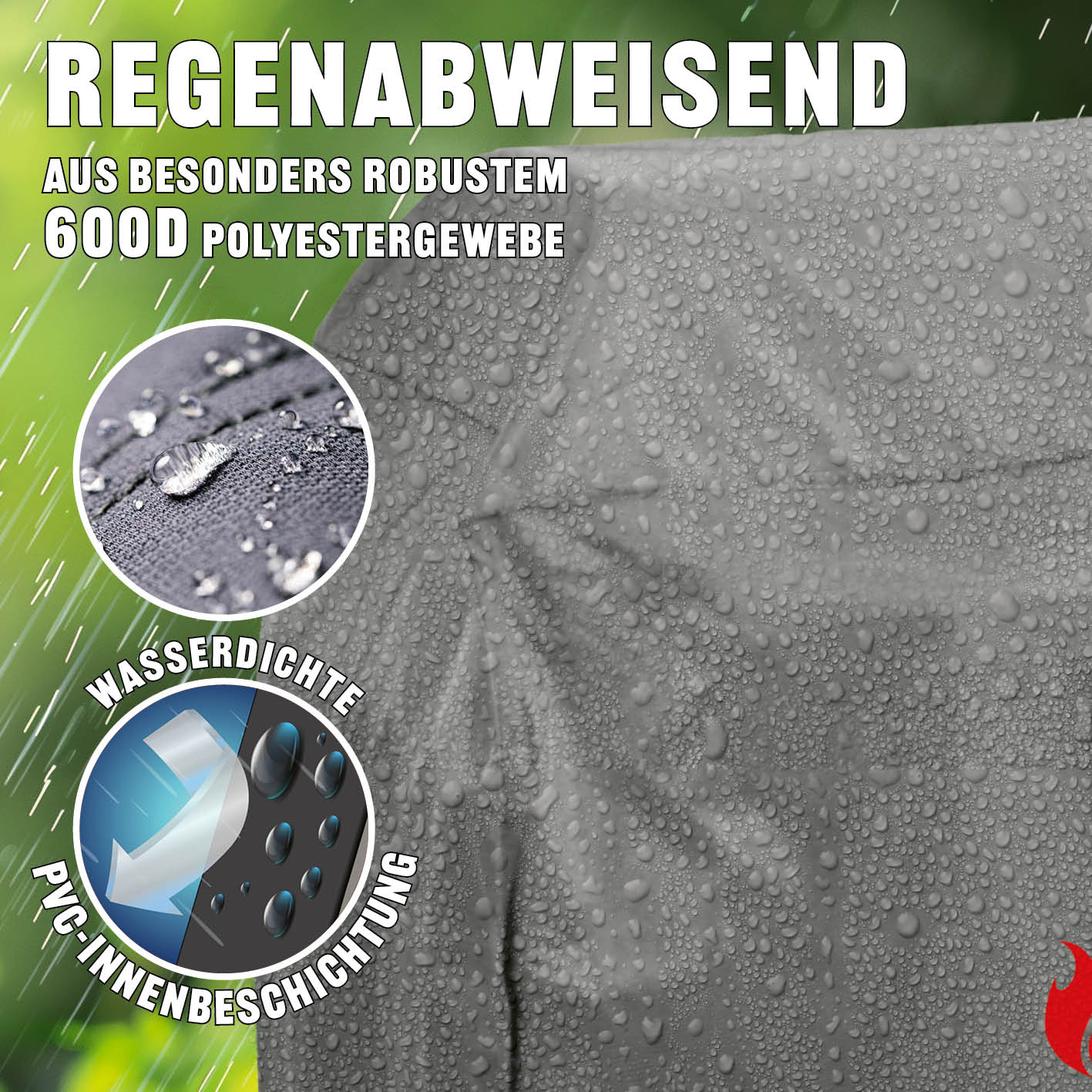 Premium Wetterschutzhaube - 60 x 96 x 120 cm - Image 4