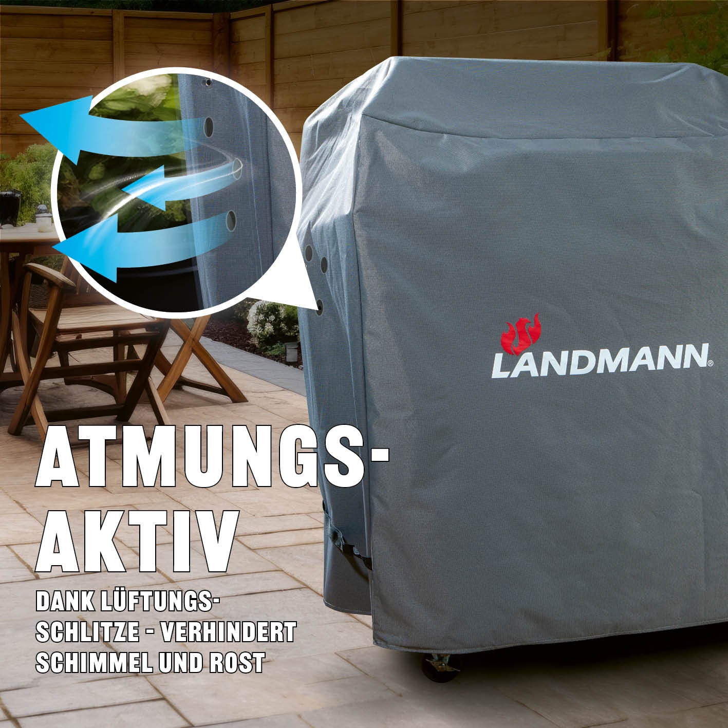 Premium Wetterschutzhaube - 60 x 96 x 120 cm - Image 6
