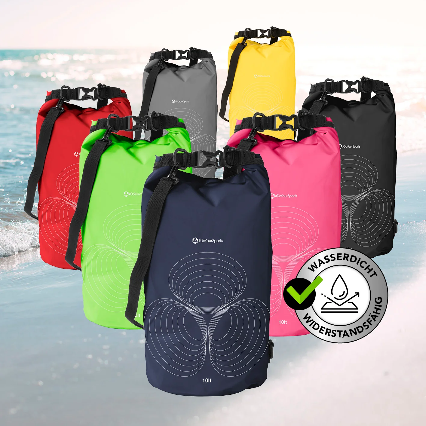 Dry Bag 10L - Dunkelblau - Image 10