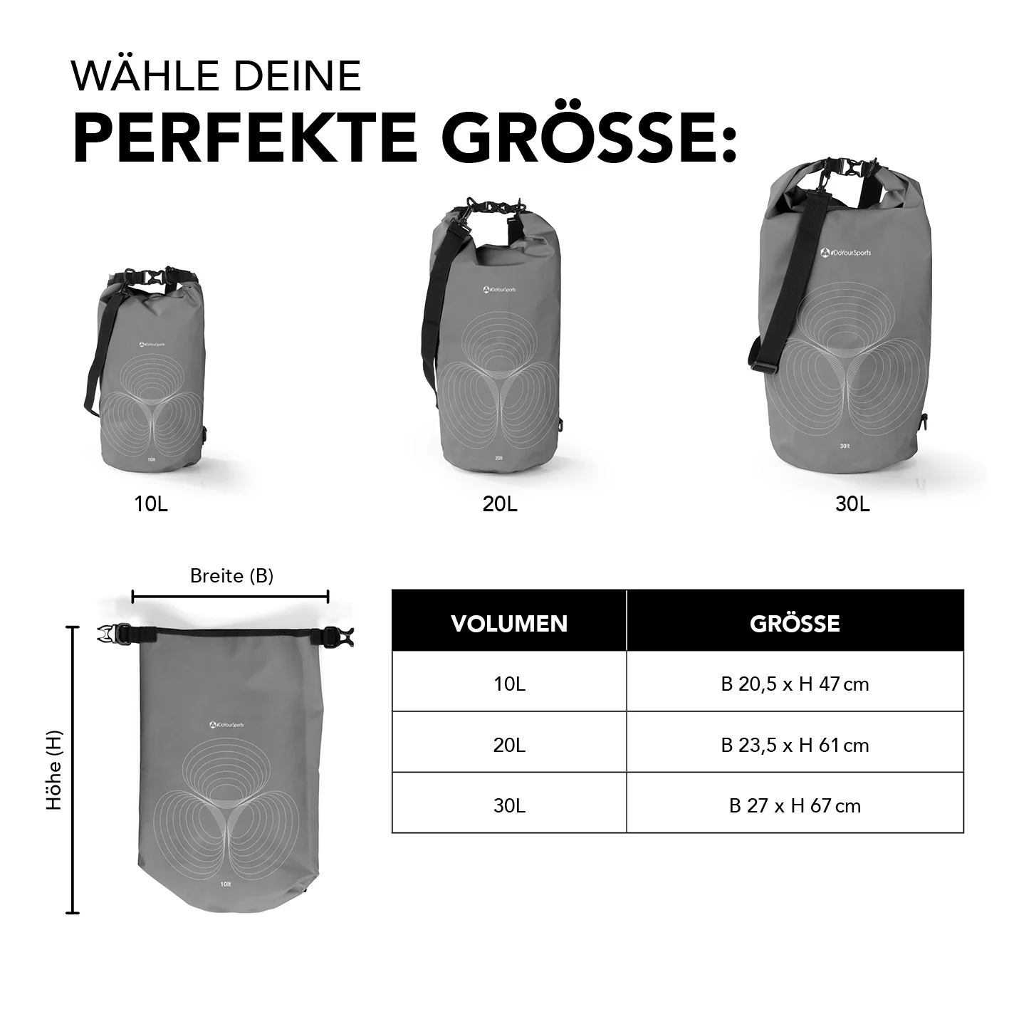 Dry Bag 10L - Grau - Image 9