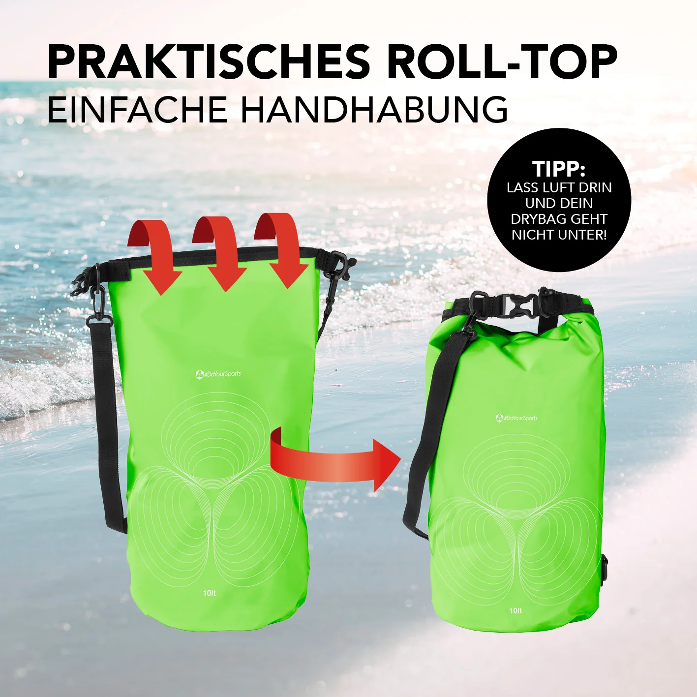 Dry Bag 10L - Grün - Image 6