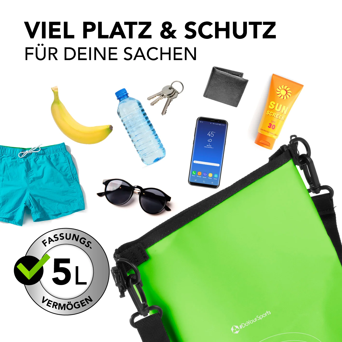 Dry Bag 5L - Grün - Image 5