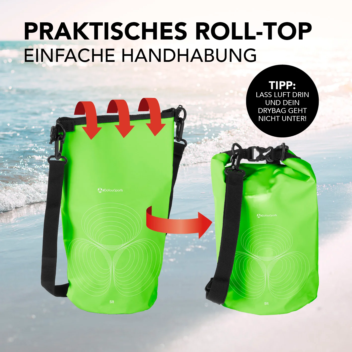 Dry Bag 5L - Grün - Image 6