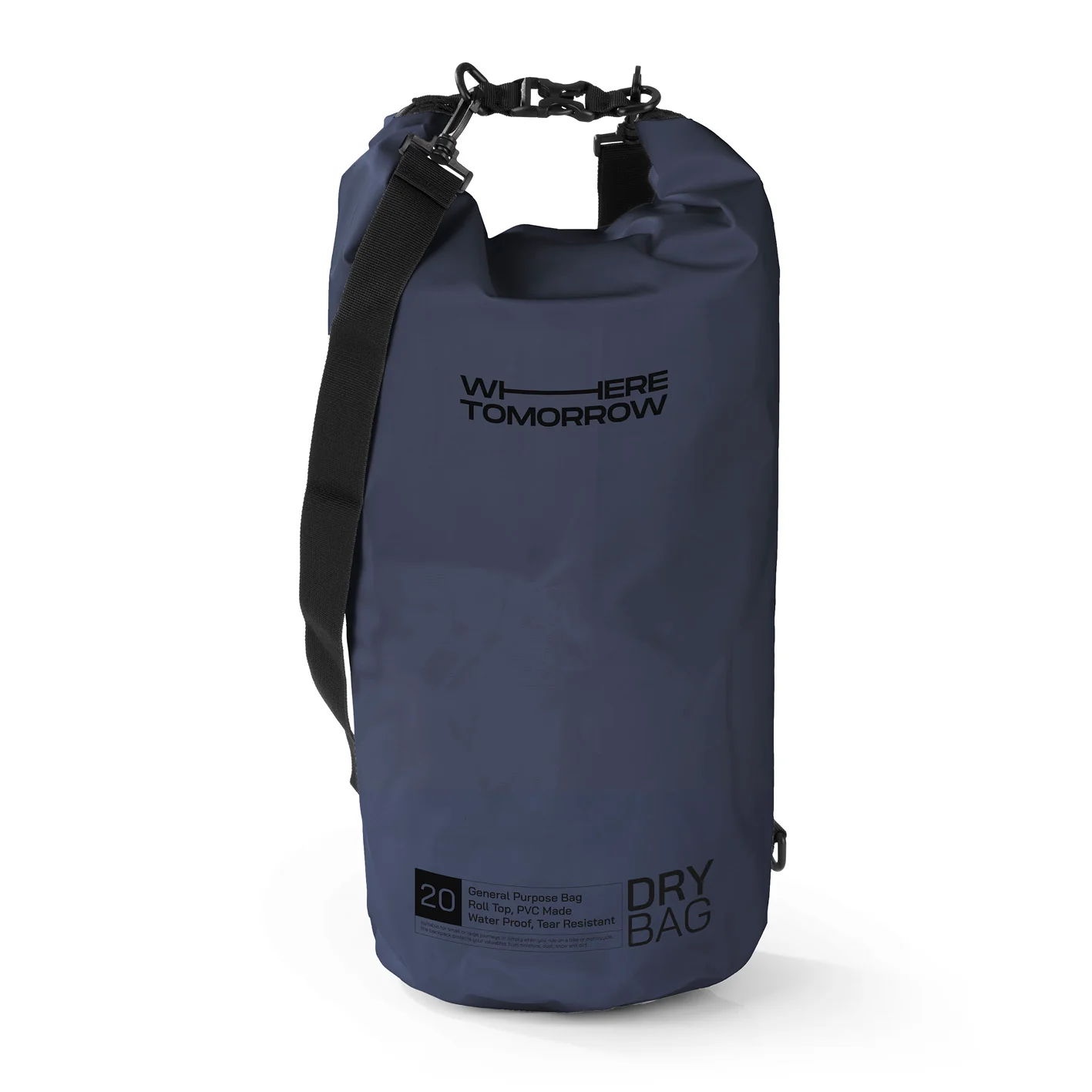 Dry Bag 20L - Style 01 - Dunkelblau