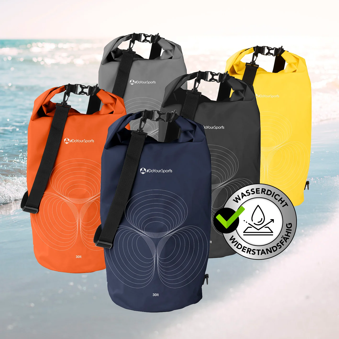 Dry Bag 30L - Dunkelblau - Image 10