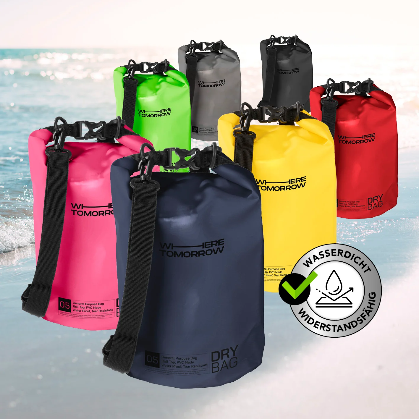 Dry Bag 5L - Style 01 - Dunkelblau - Image 10
