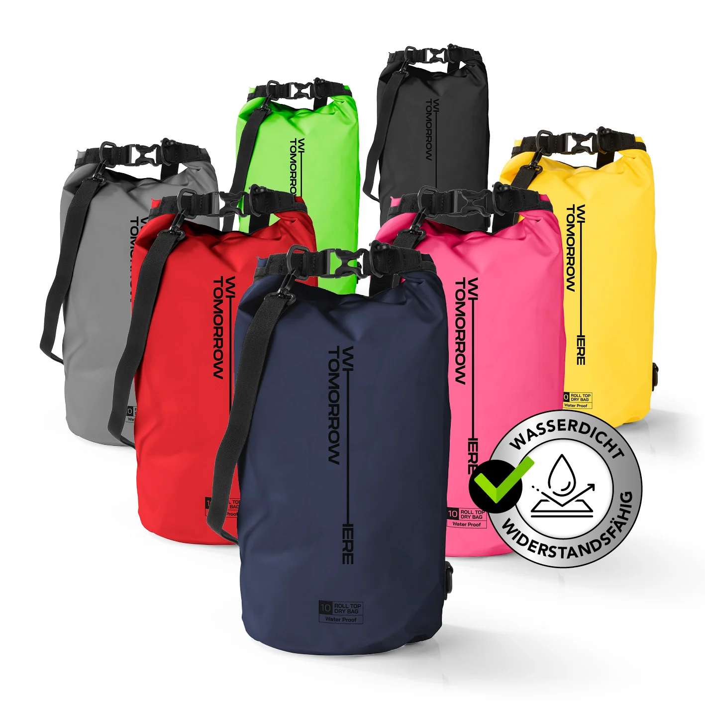 Dry Bag 10L - Style 02 - Dunkelblau - Image 2