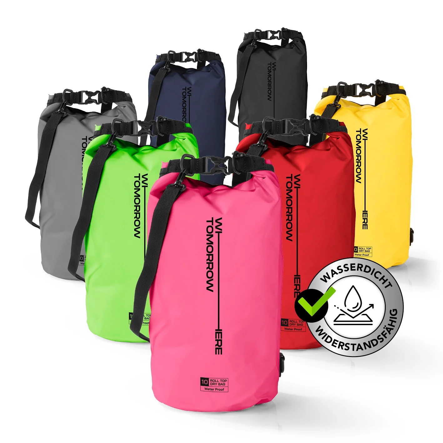 Dry Bag 10L - Style 02 - Pink - Image 2