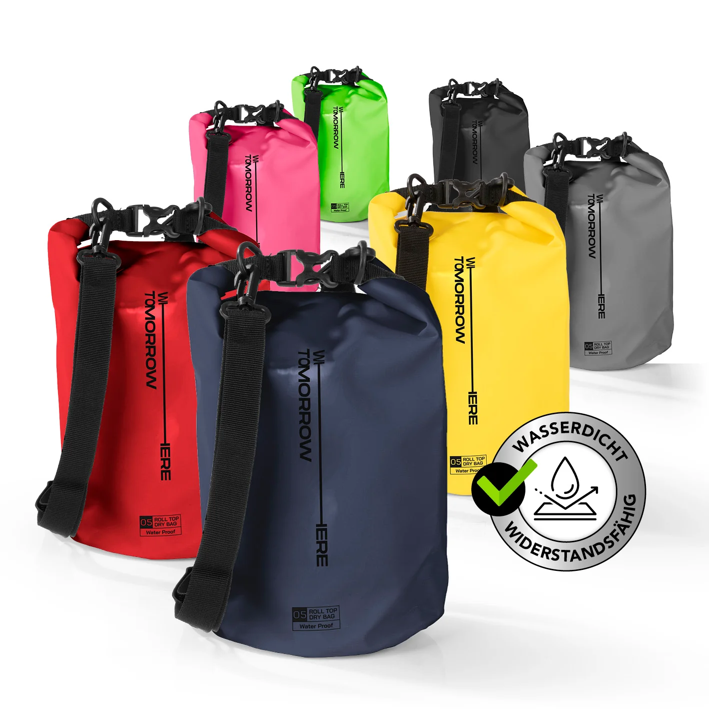 Dry Bag 5L - Style 02 - Dunkelblau - Image 2