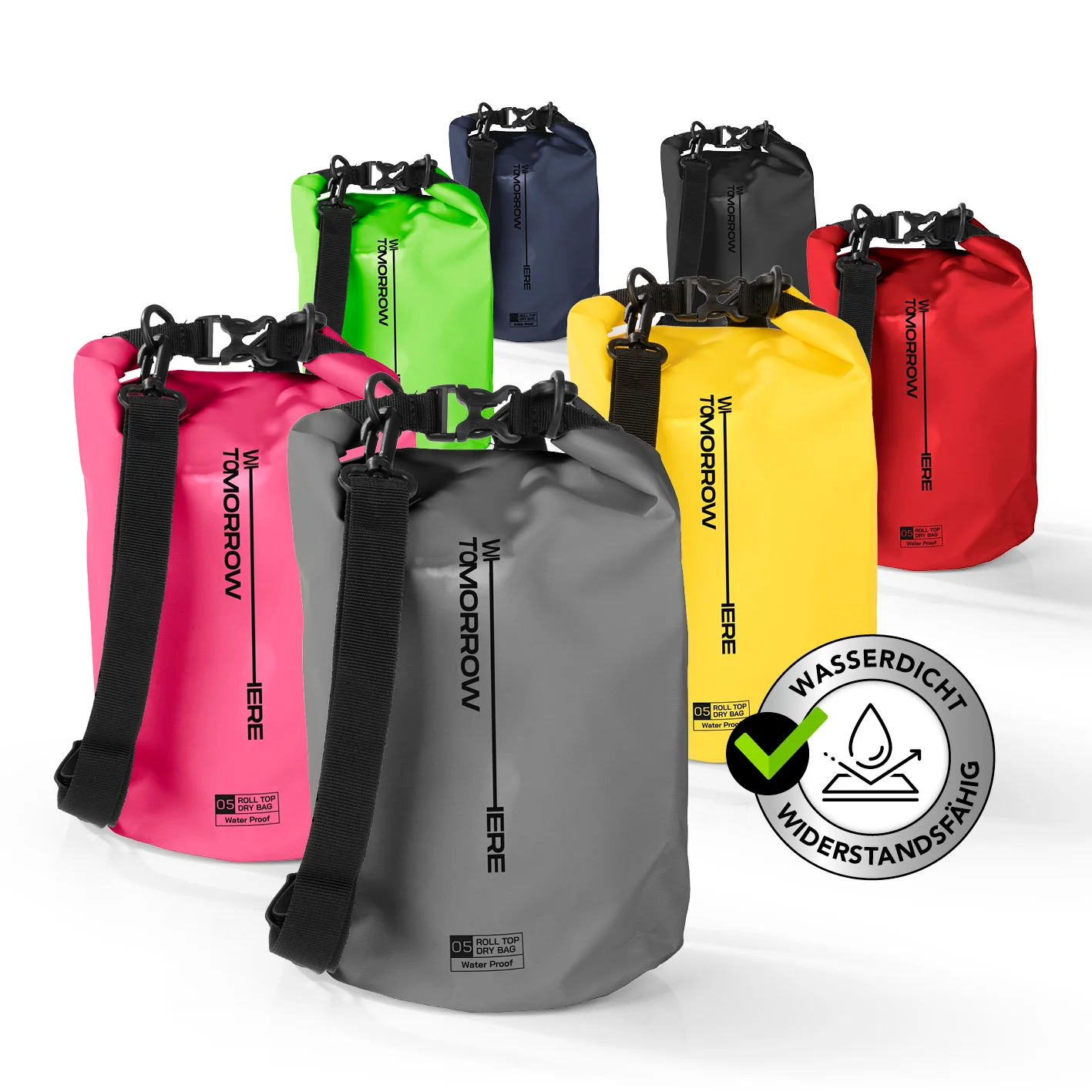 Dry Bag 5L - Style 02 - Grau - Image 2