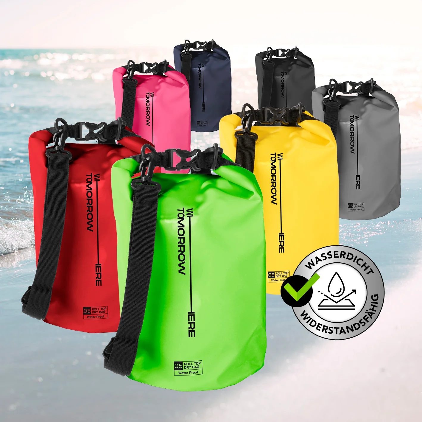 Dry Bag 5L - Style 02 - Grün - Image 10
