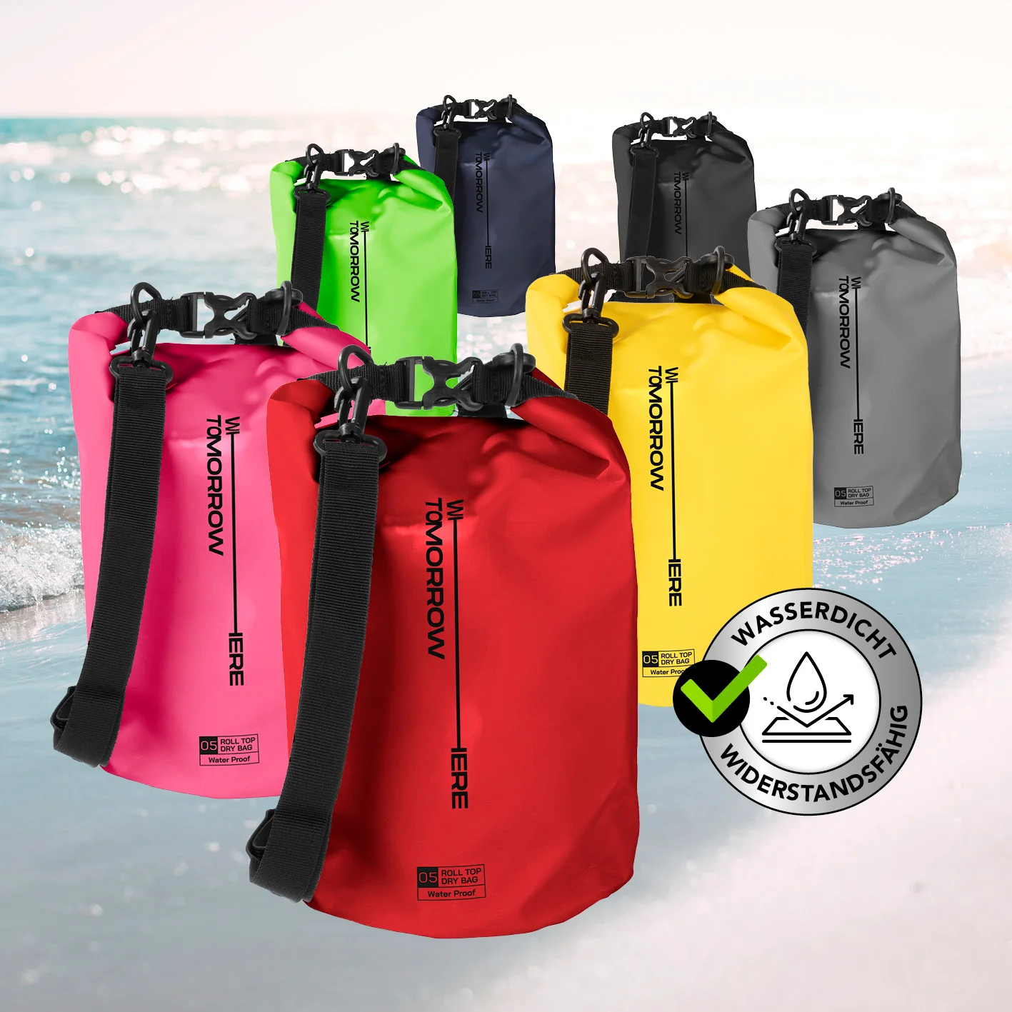 Dry Bag 5L - Style 02 - Rot - Image 10