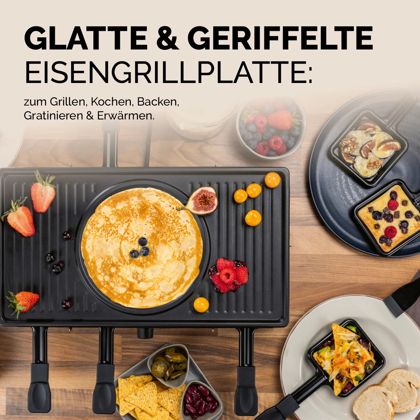 Raclette- und Fondue-Set - 8 Personen - Image 6