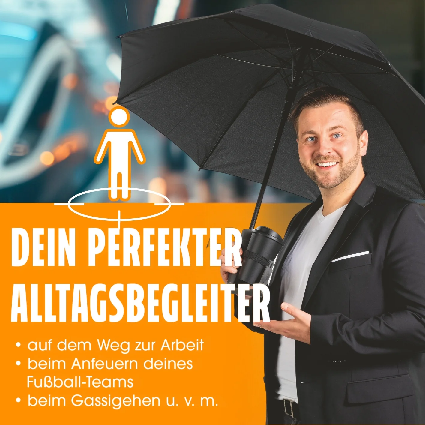 Regenschirm mit Getränkehalter - Image 5