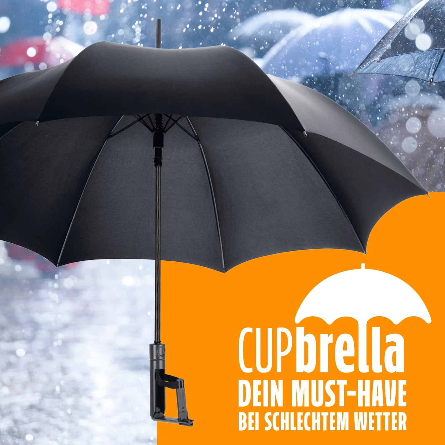 Regenschirm mit Getränkehalter - Image 8