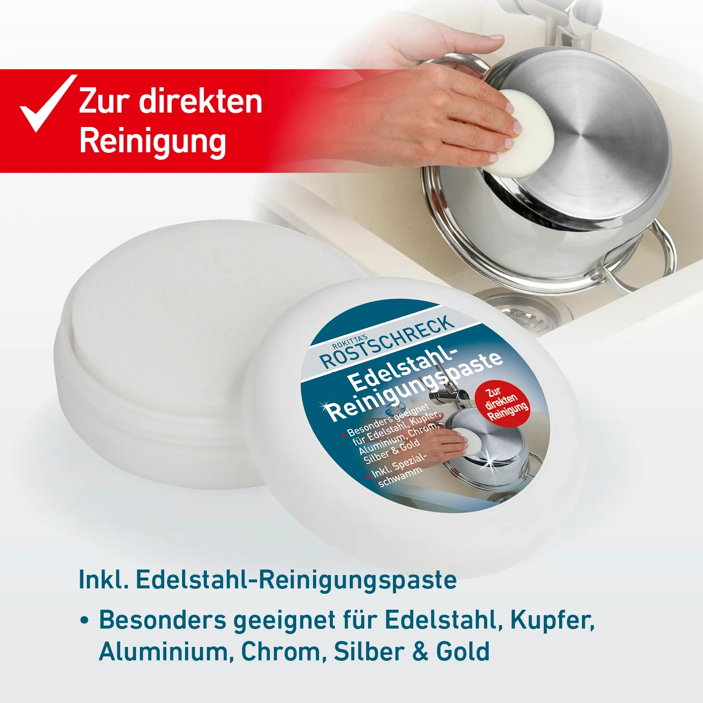 Rostschreck & Edelstahlreiniger Set 2-tlg. - Image 5