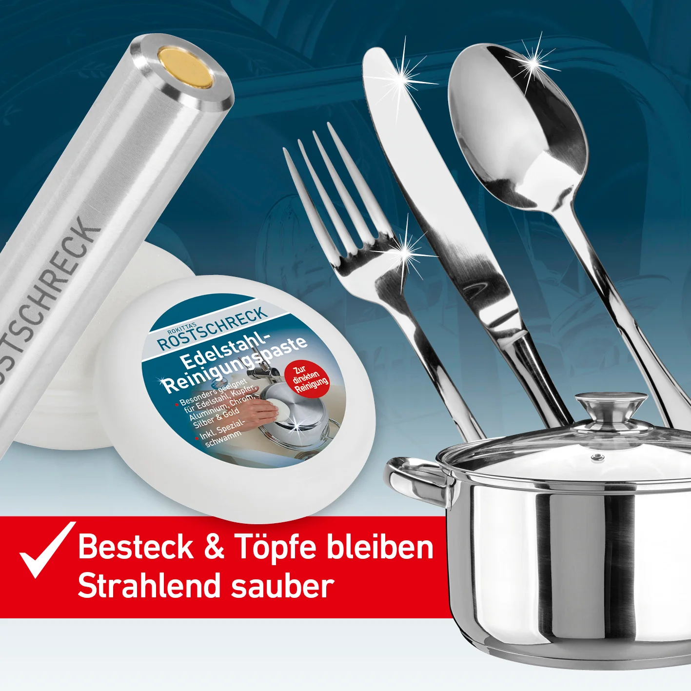 Rostschreck & Edelstahlreiniger Set 2-tlg. - Image 7