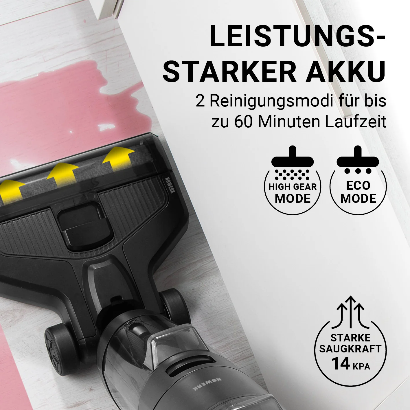 Saugwischer Smart Clean 3in1 + Univeral-Bodenreiniger 500ml - Image 3