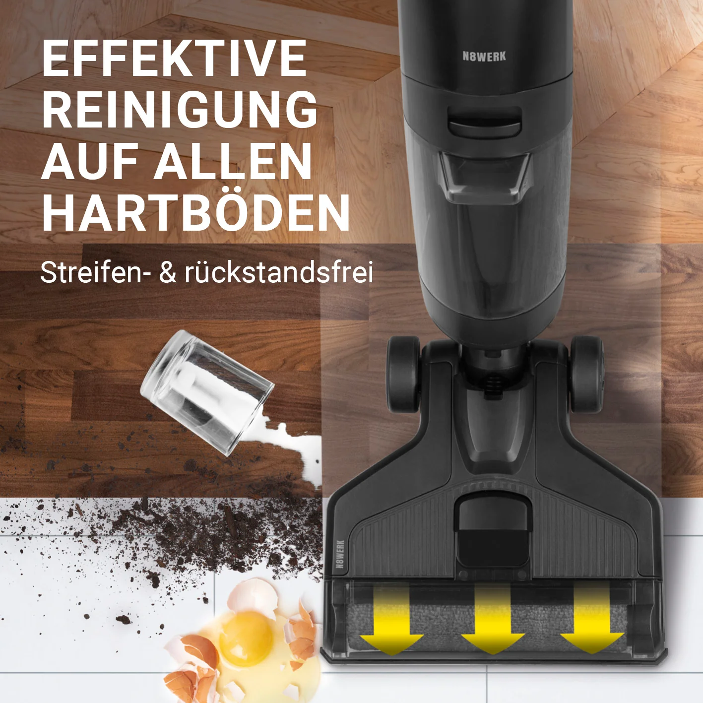 Saugwischer Smart Clean 3in1 + Univeral-Bodenreiniger 500ml - Image 5