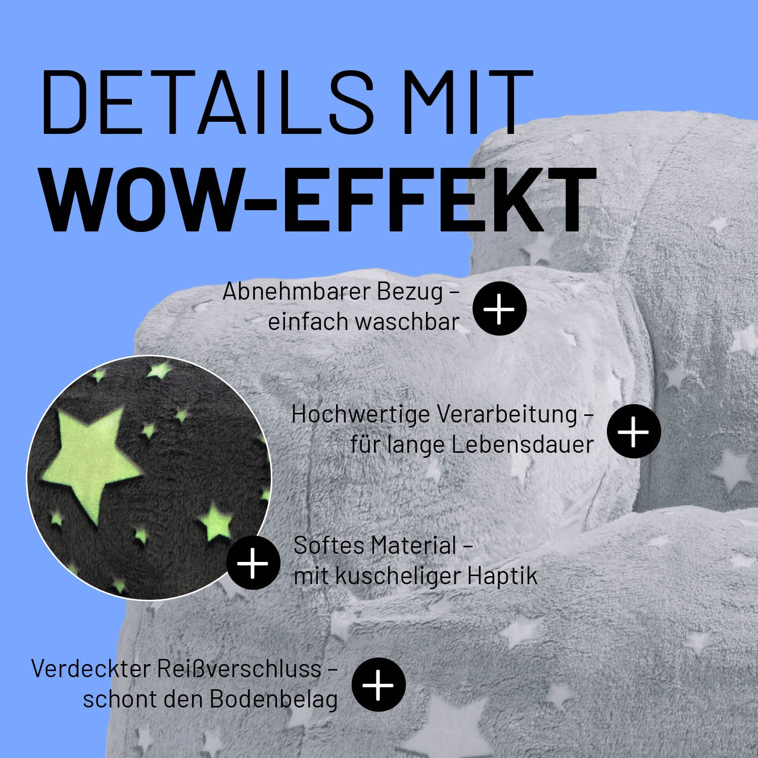 Sessel „Glow in the Dark“ - Grau - Image 6