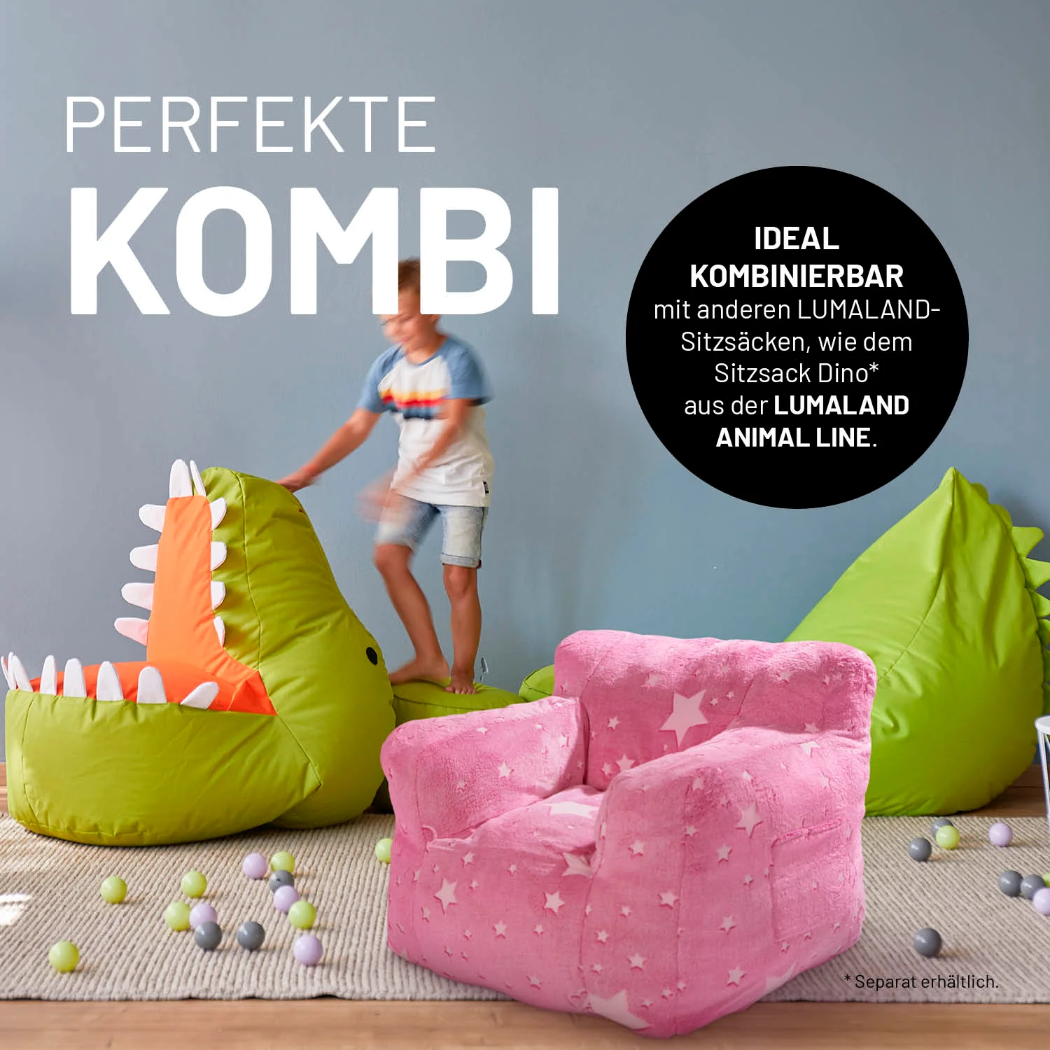 Sessel „Glow in the Dark“ - Pink - Image 8