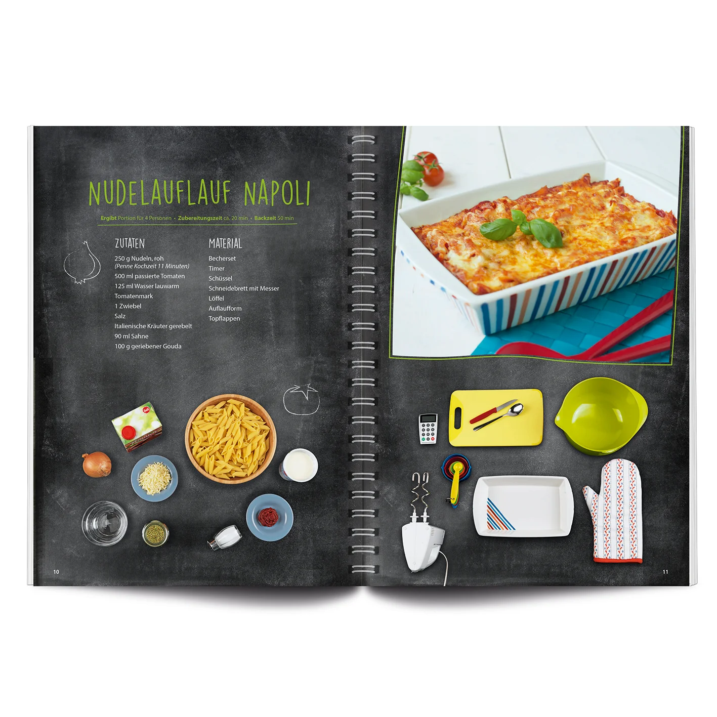 Rezeptbuch inkl. Messbecher-Set - Band 5 - Ofen-Rezepte für die ganze Familie (DIN-A5) - Image 3