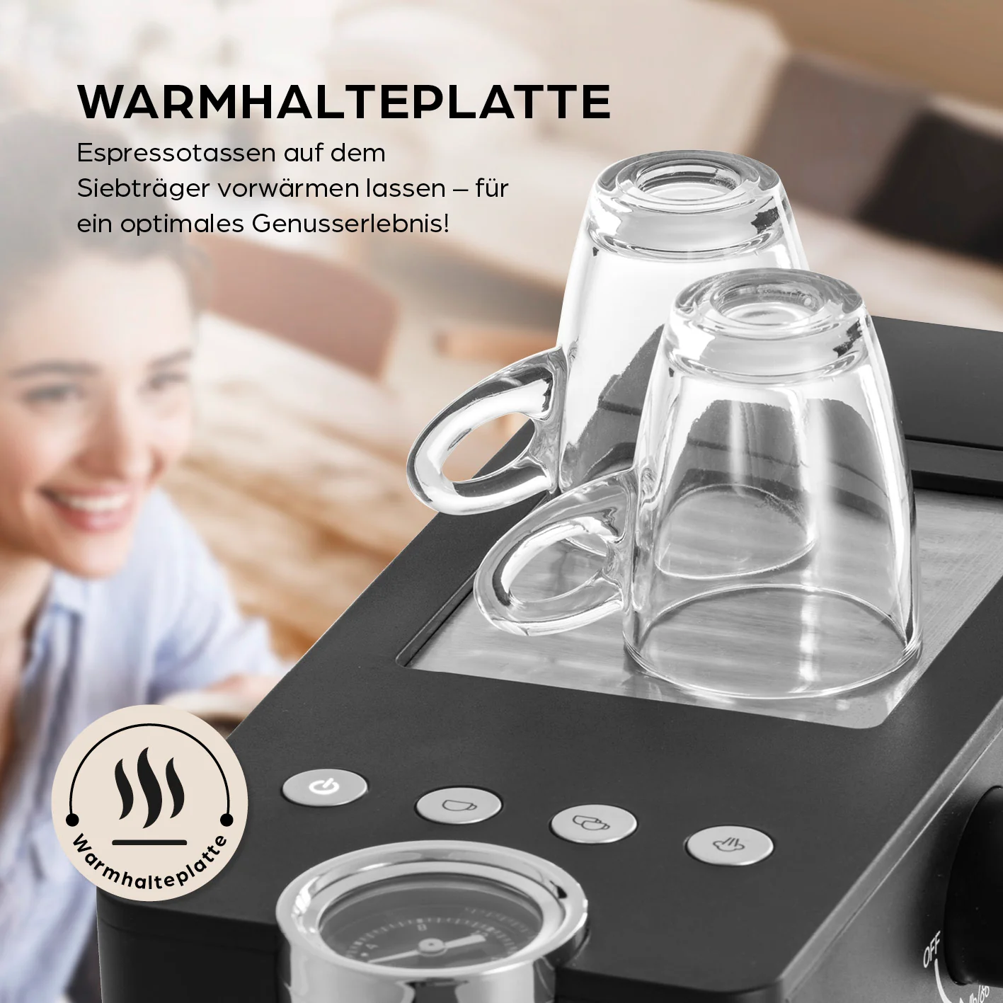 Siebträgermaschine Espresso Slim - 20 bar - Image 7