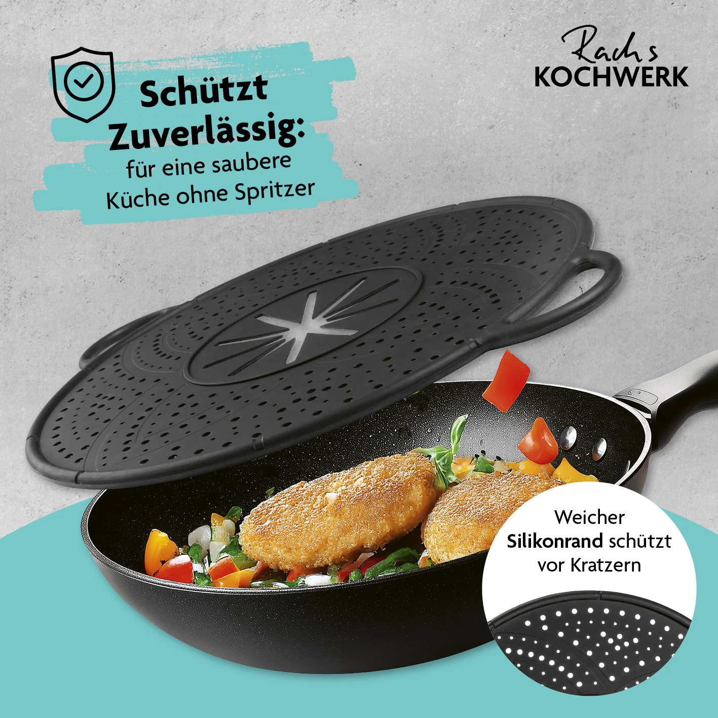 Silikon Spritzschutz 4-in-1 Ø 30 cm - Image 2
