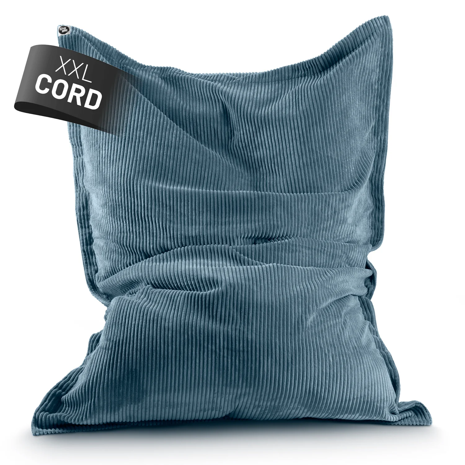 Sitzsack Classic XXL aus der LUMALAND Cord-Reihe - 380 L - 140 x 180 cm - Blau