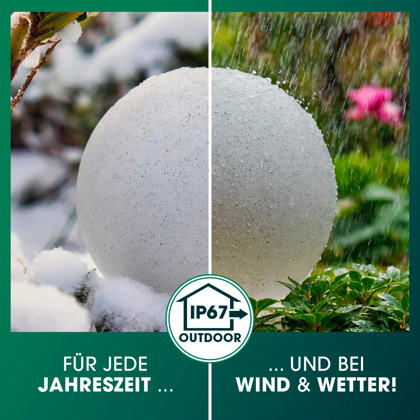 Solar-Dekostein mit Fernbedienung & Farbwechsel – 3er-Set - Image 3