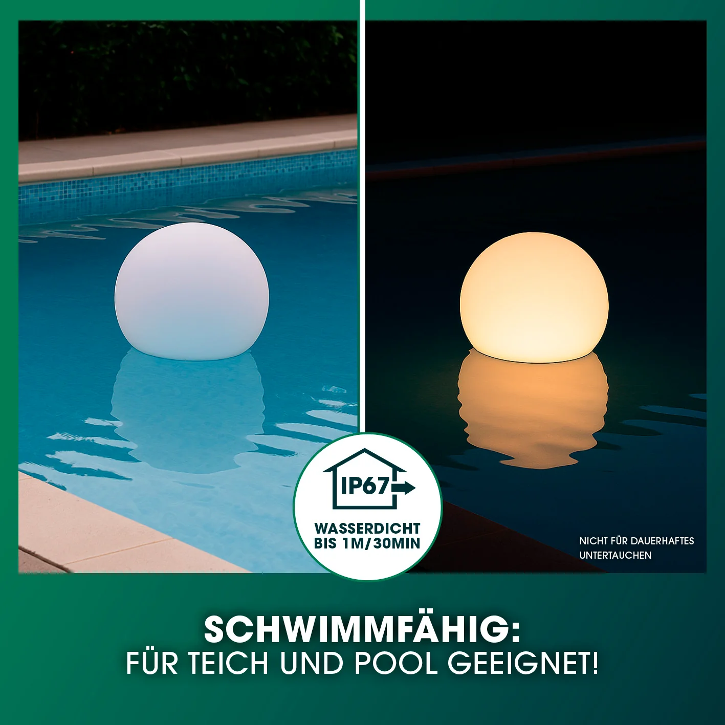 Solarleuchte Kugel - 20 cm - 2er-Set - Image 4