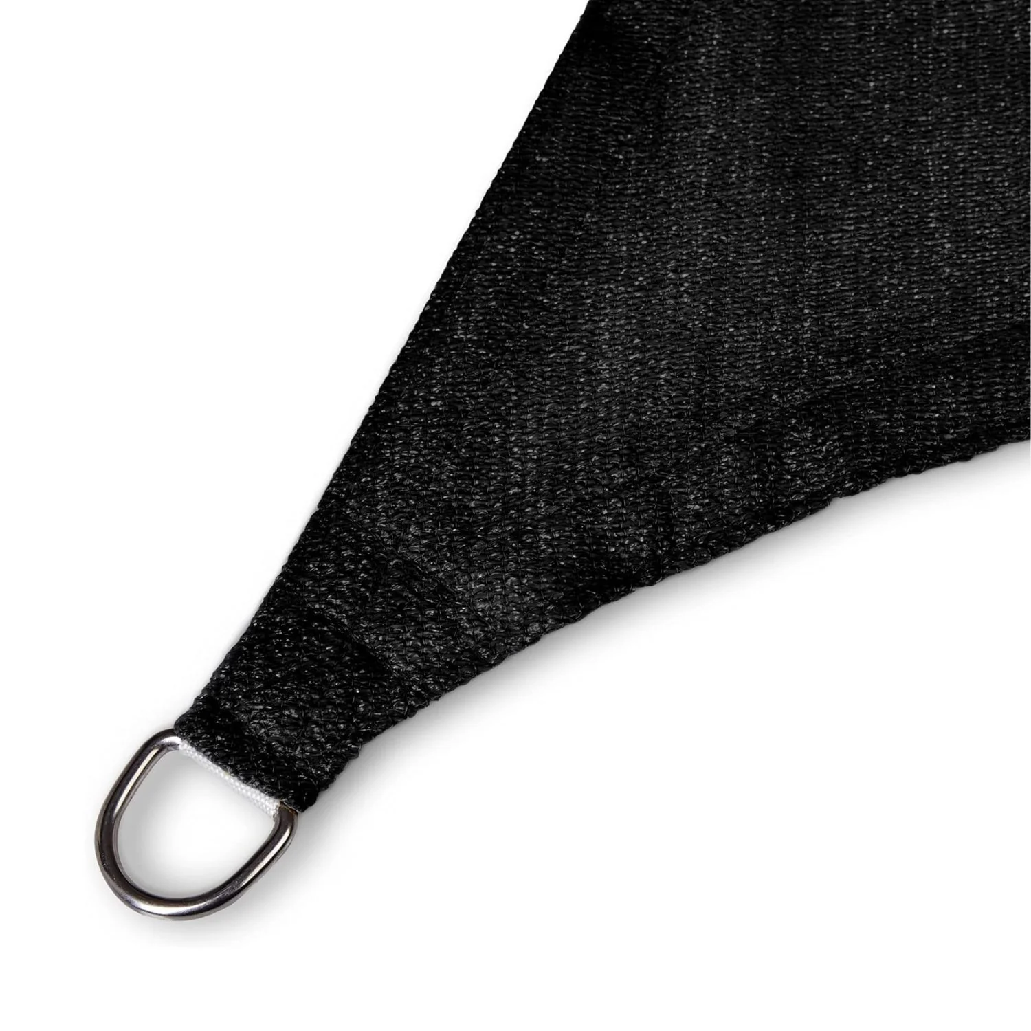 Sonnensegel 100% HDPE mit Stabilisator für UV-Schutz - Rechteck 4 x 5 Meter - Schwarz - Image 4