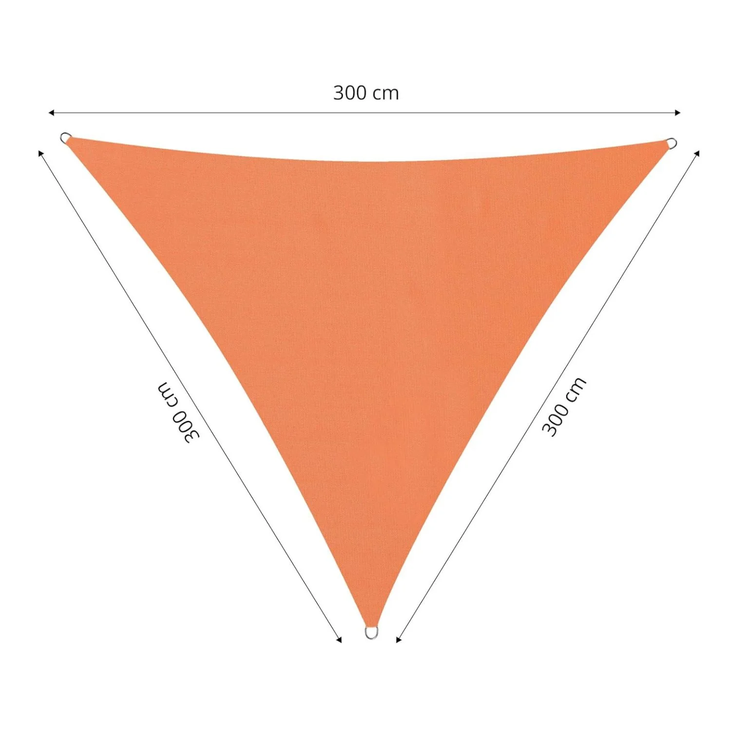 Sonnensegel Polyester - Quadrat 3 x 3 Meter - Gelb - Image 2