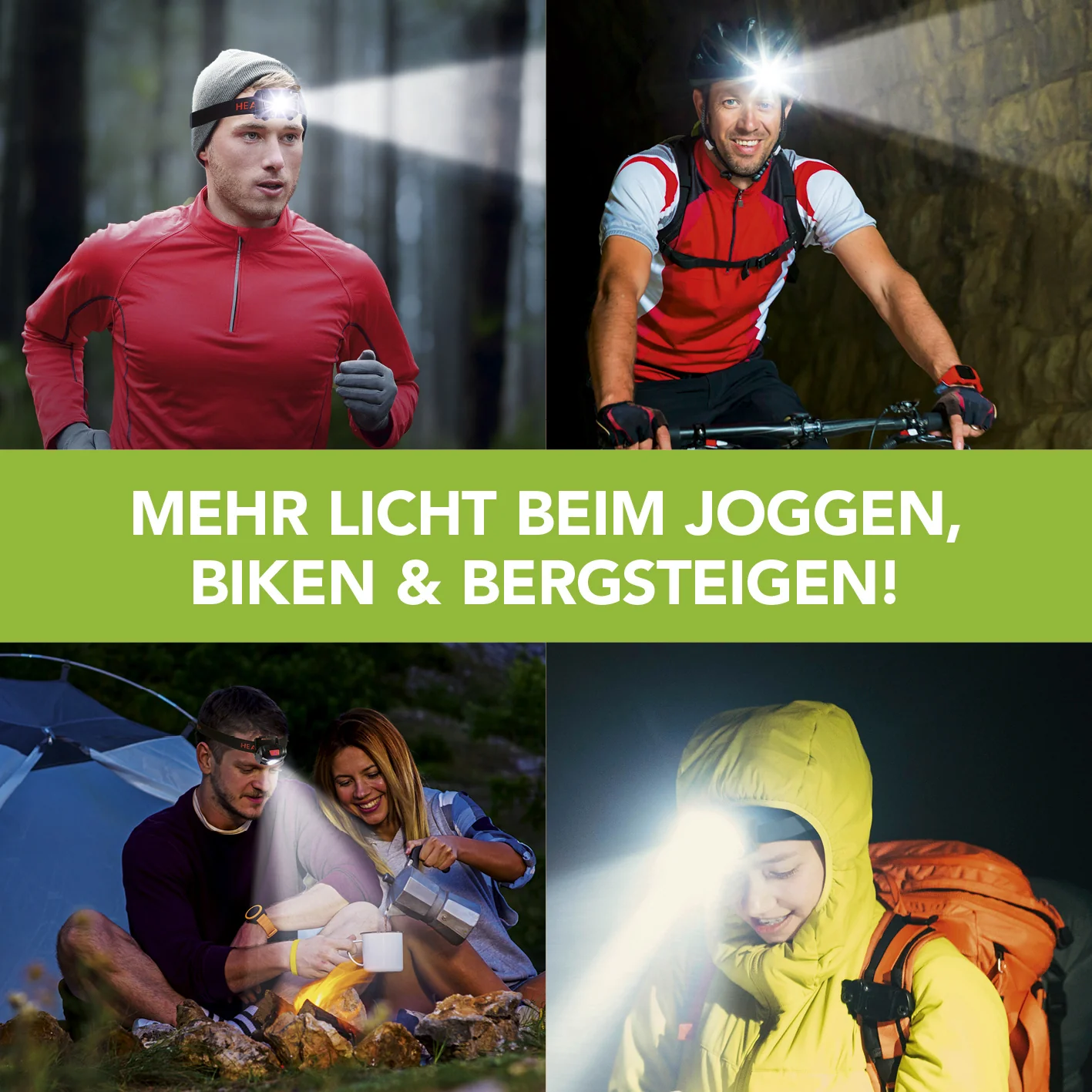 Stirnlampe - schwarz/rot - Image 4