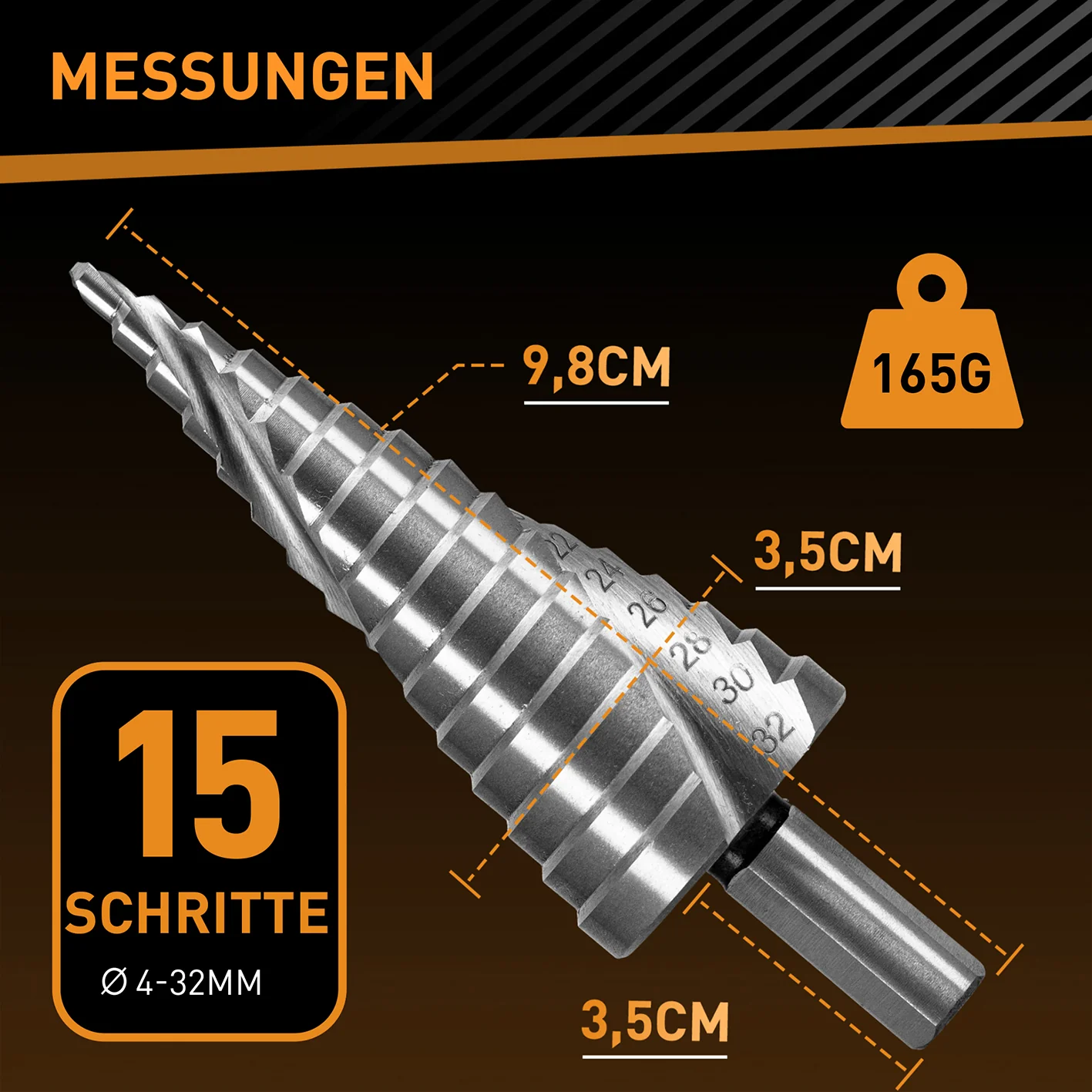 Stufenbohrer Ø 4-32mm - Image 3