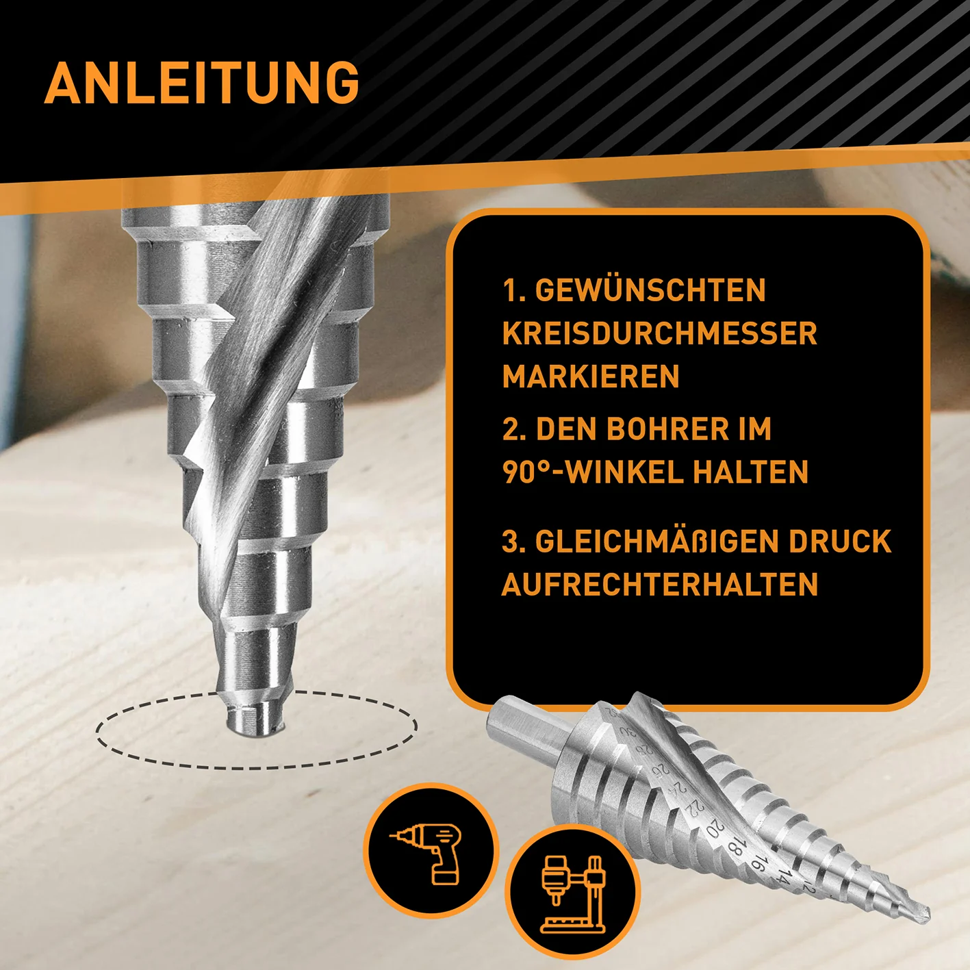 Stufenbohrer Ø 4-32mm - Image 6