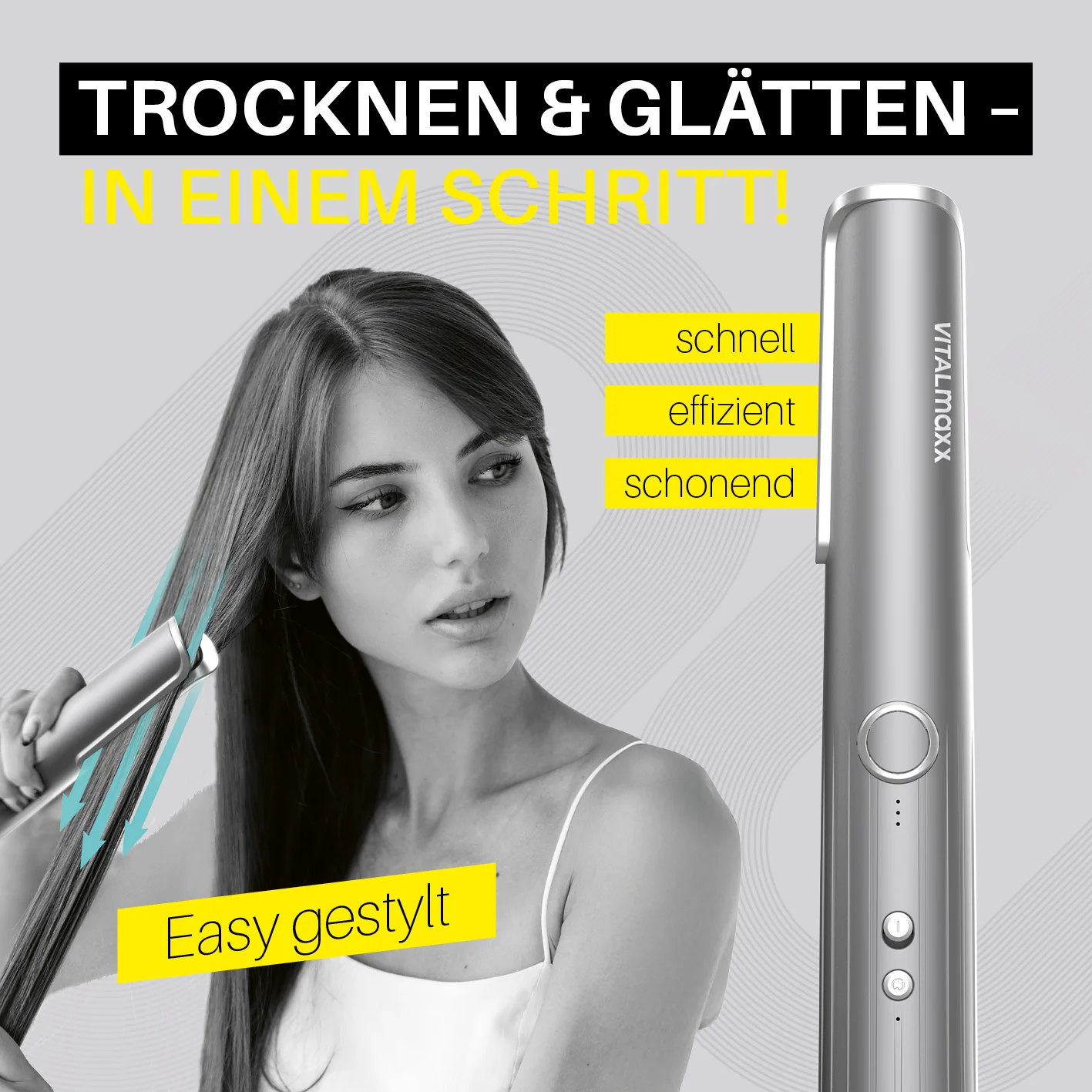 STYLE & SHINE by VITALmaxx Straight & Air Styler - Image 2