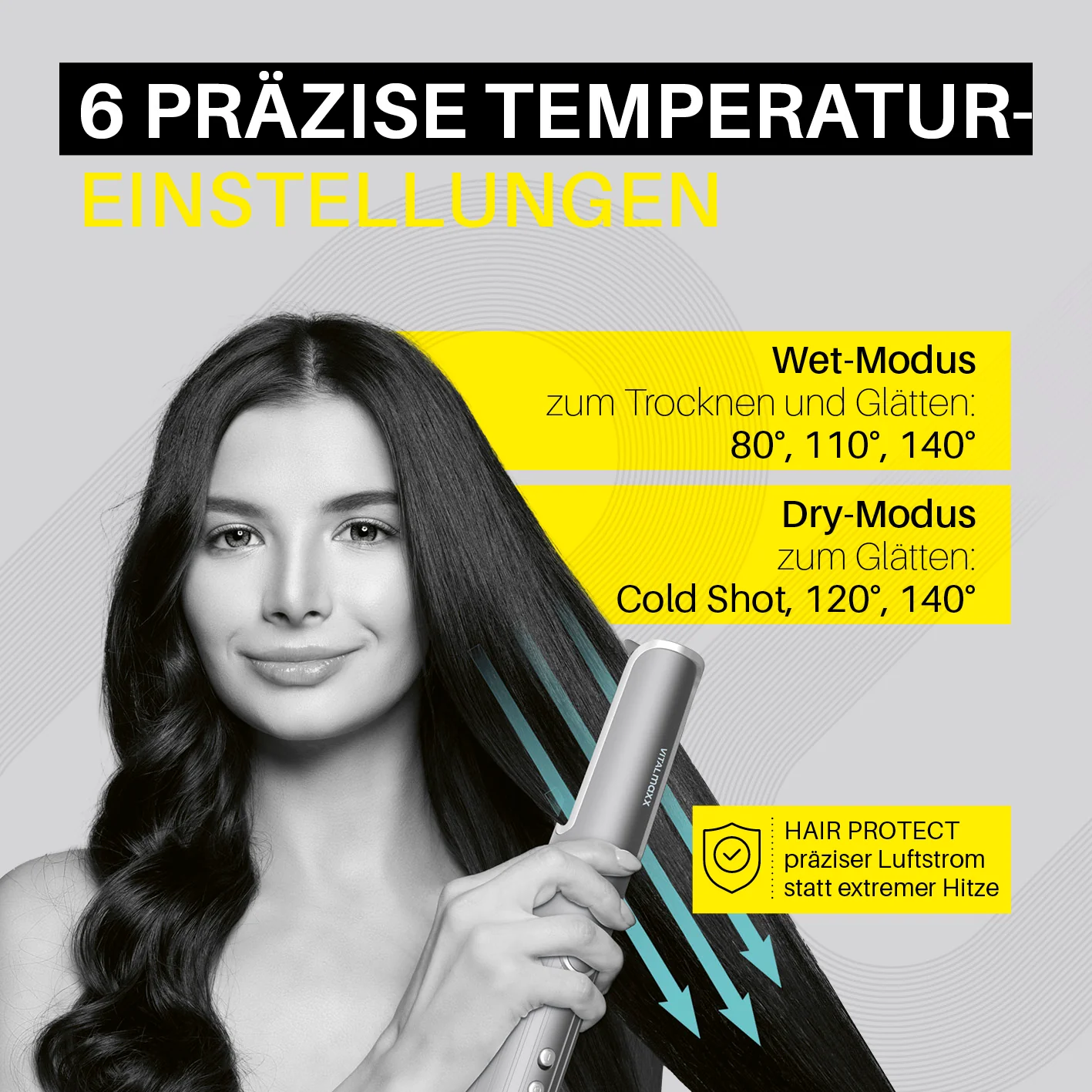 STYLE & SHINE by VITALmaxx Straight & Air Styler - Image 4