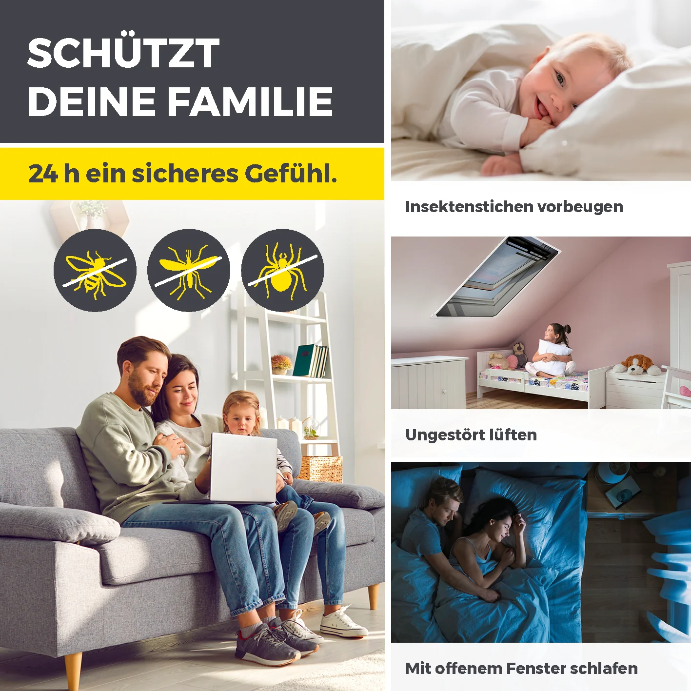 Teleskop-Insektenschutzgitter für Dachfenster - 100 x 160 cm - Image 8